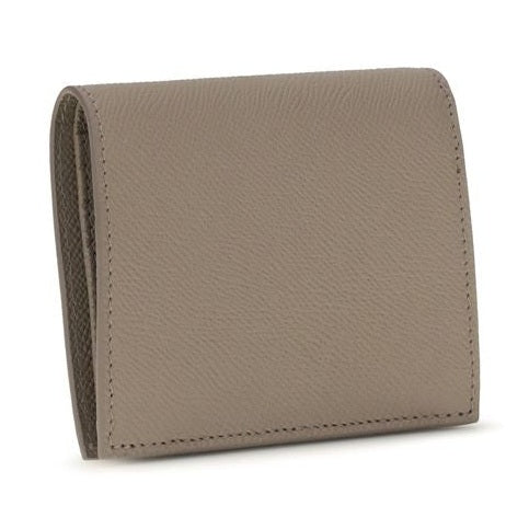 Beige Calf Leather Bos Taurus Wallet