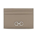 Ferragamo Beige Calf Leather Bos Taurus Wallet