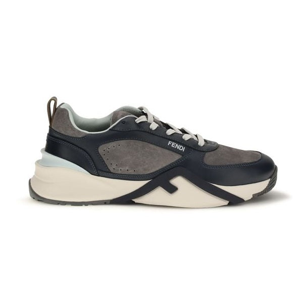Fendi Multicolor Calf Leather Bos Taurus Athletic Sneakers