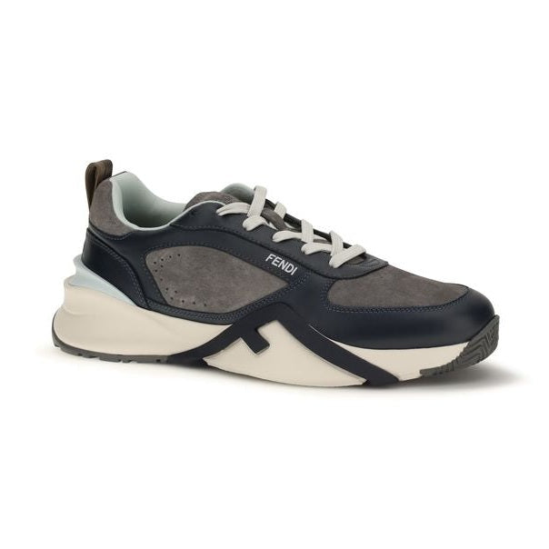 Fendi Multicolor Calf Leather Bos Taurus Athletic Sneakers