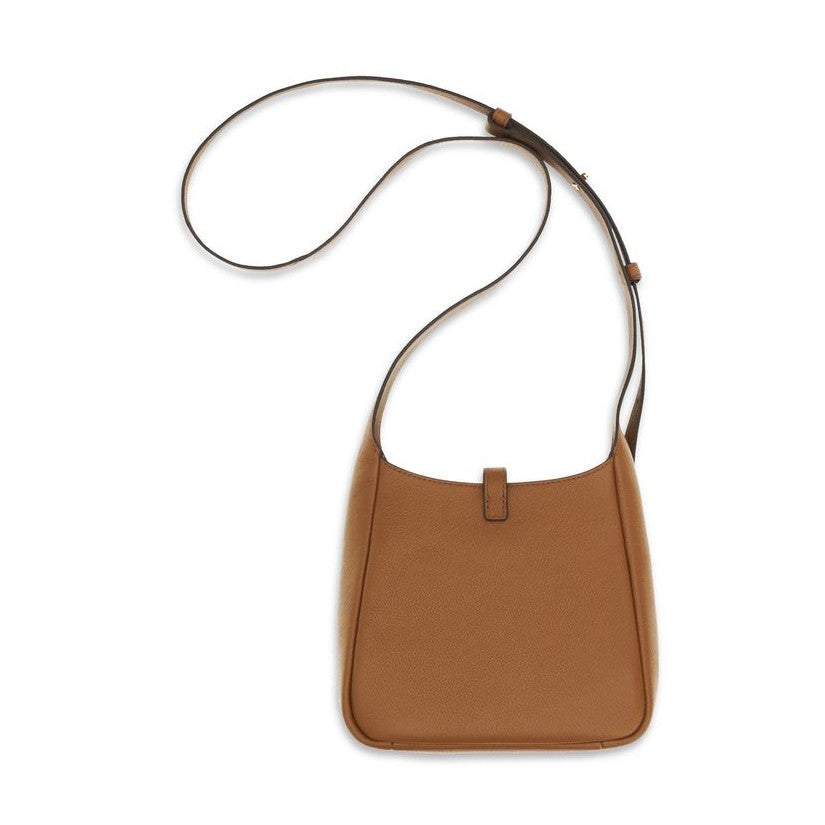 Tory Burch Brown Calf Leather Bos Taurus Shoulder Bag