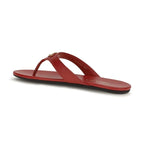Prada Multicolor Calf Leather Bos Taurus Flat Sandals