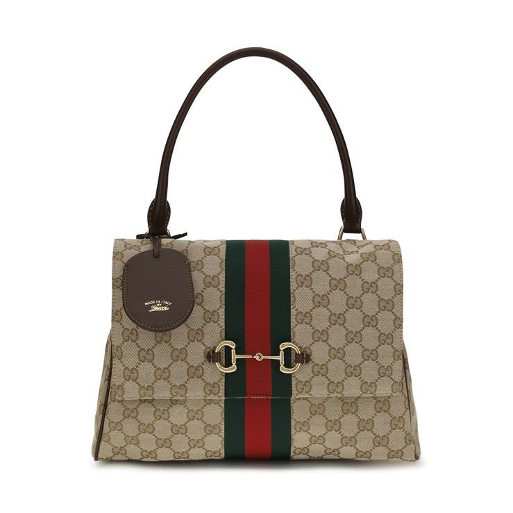 Gucci Beige Polyester Handbag