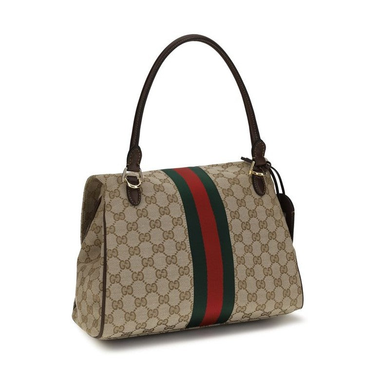 Gucci Beige Polyester Handbag