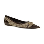 Gucci Beige Polyester Ballet Flats
