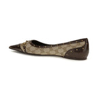 Gucci Beige Polyester Ballet Flats