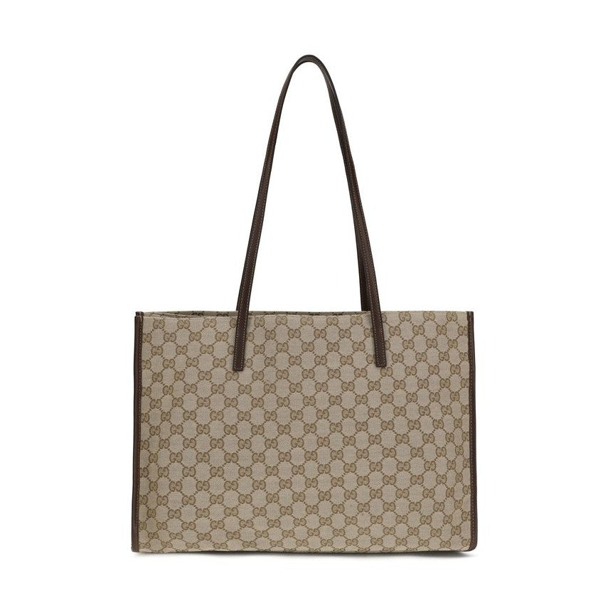 Gucci Beige Polyester Shoulder Bag