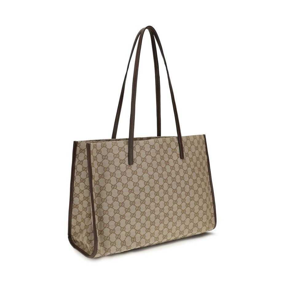 Gucci Beige Polyester Shoulder Bag