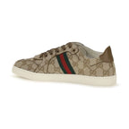 Gucci Beige Polyester Athletic Sneakers
