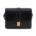 Khaite Black Calf Leather Bos Taurus Shoulder Bag