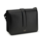 Khaite Black Calf Leather Bos Taurus Shoulder Bag