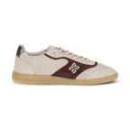 Dsquared² Beige Calf Leather Bos Taurus Low Top Sneakers