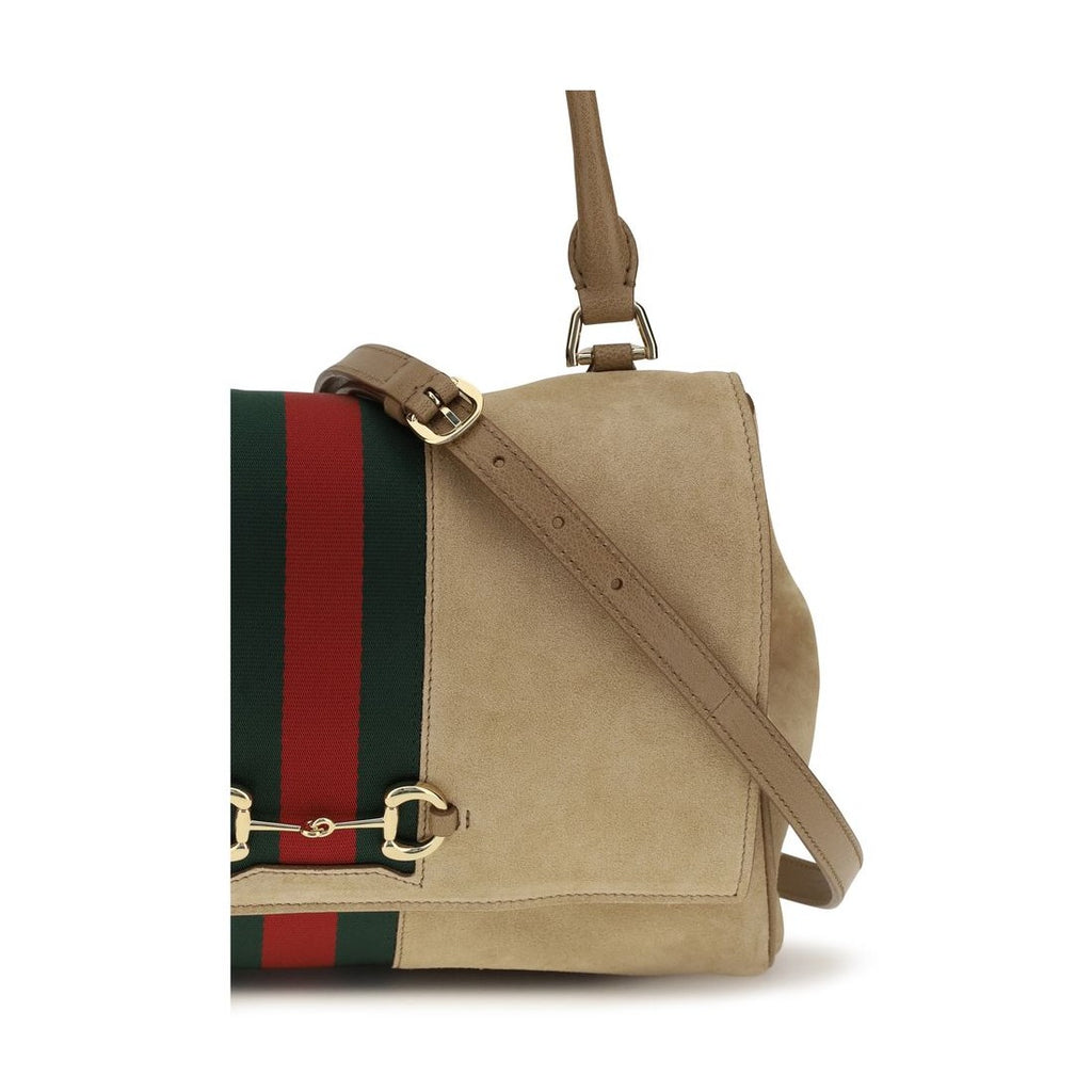 Gucci Beige Calf Leather Bos Taurus Handbag