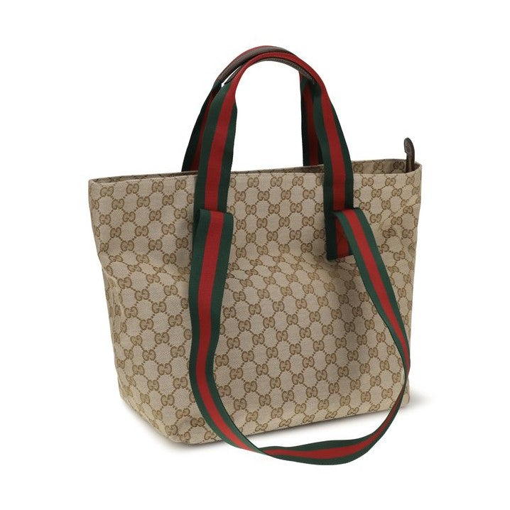 Gucci Beige Polyester Shoulder Bag