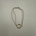 Tiffany & Co. TIFFANY & CO. Silver Bracelet with Double Chain