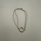 Tiffany & Co. TIFFANY & CO. Silver Bracelet with Double Chain
