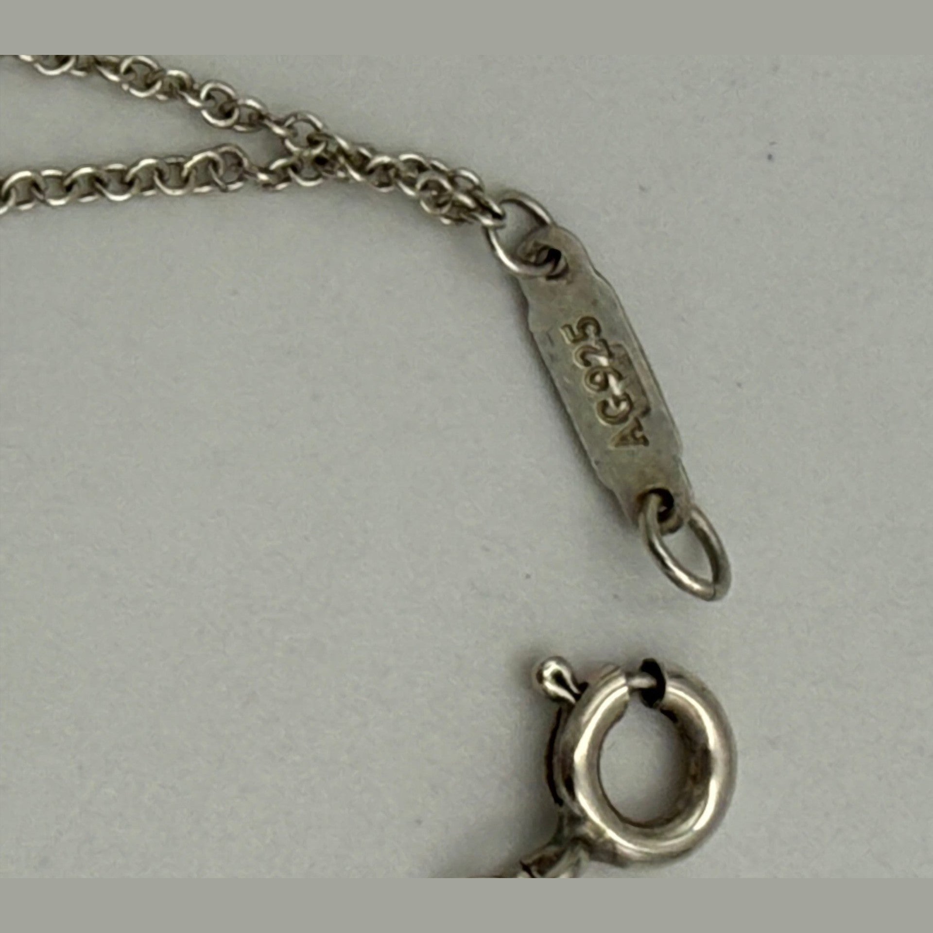Tiffany & Co. TIFFANY & CO. Silver Bracelet with Double Chain
