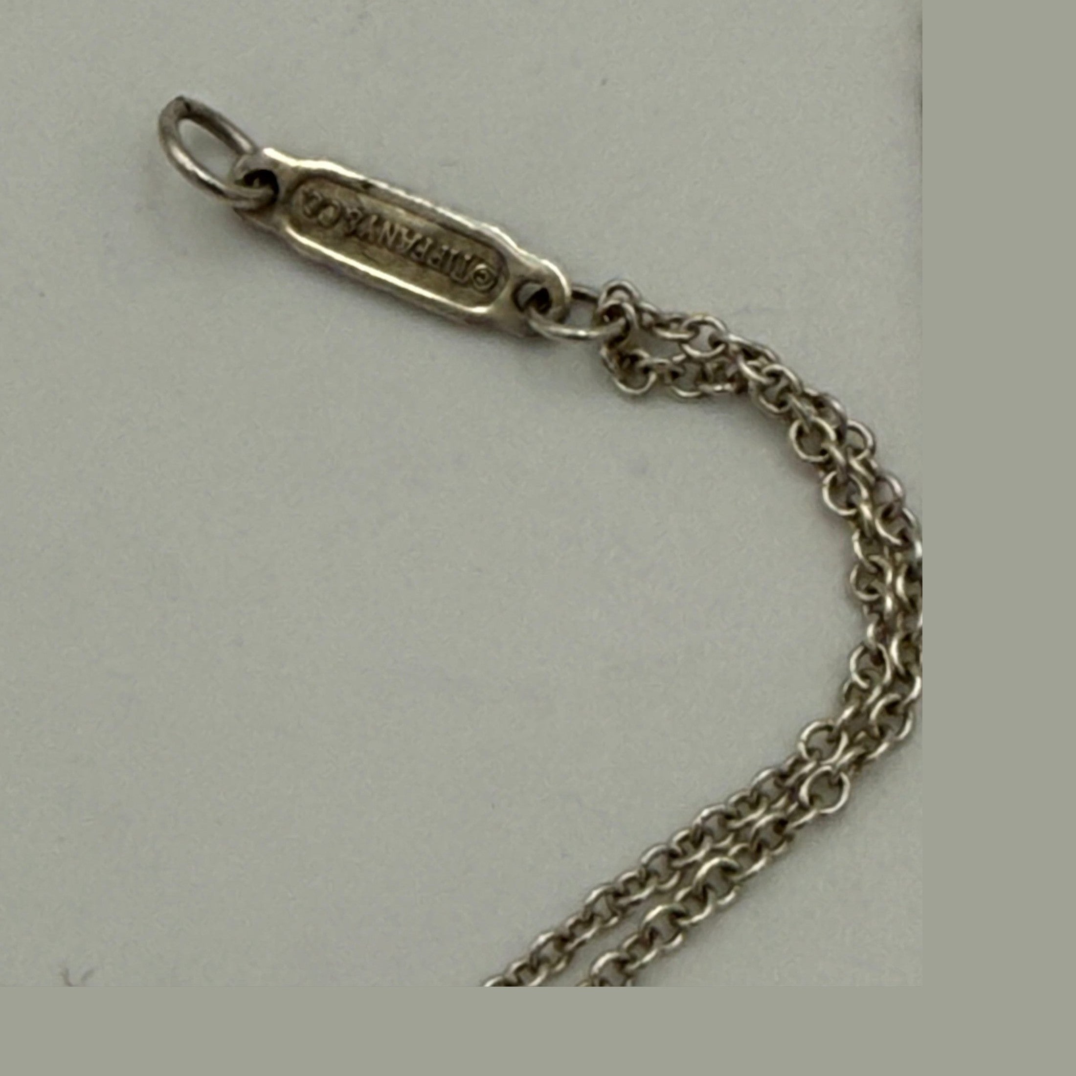 Tiffany & Co. TIFFANY & CO. Silver Bracelet with Double Chain