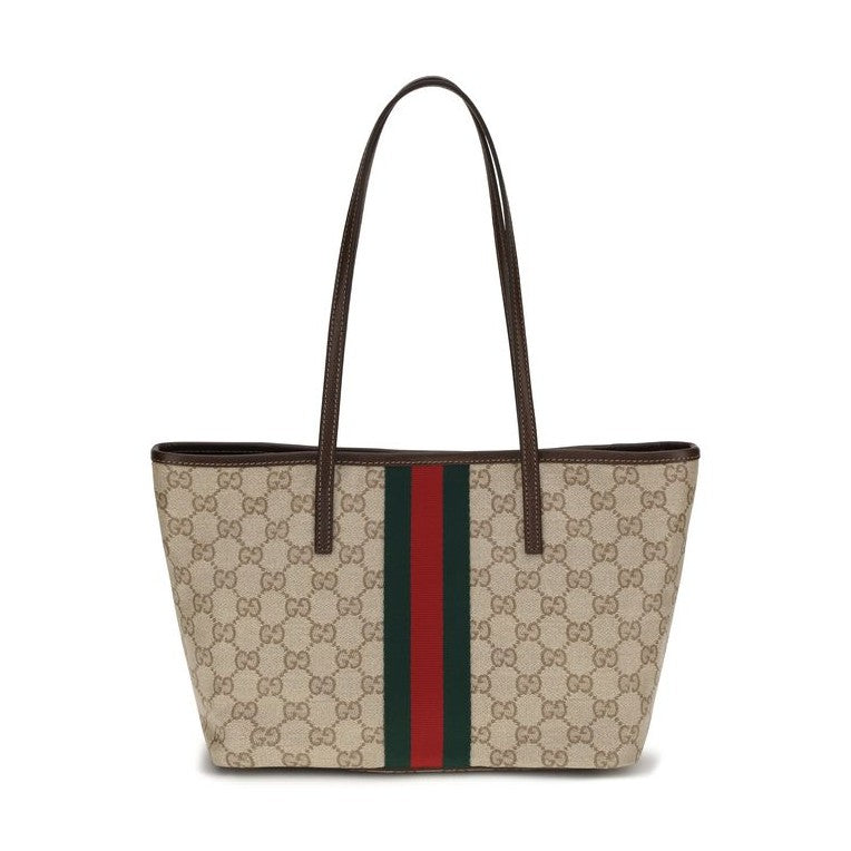 Gucci Beige Cotton Shoulder Bag