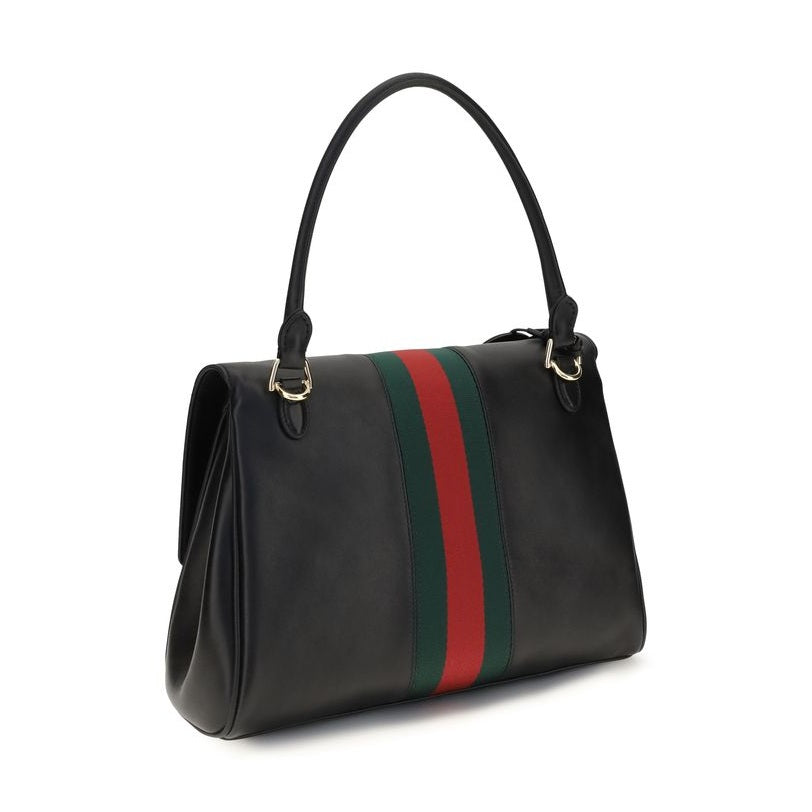 Gucci Black Calf Leather Bos Taurus Handbag