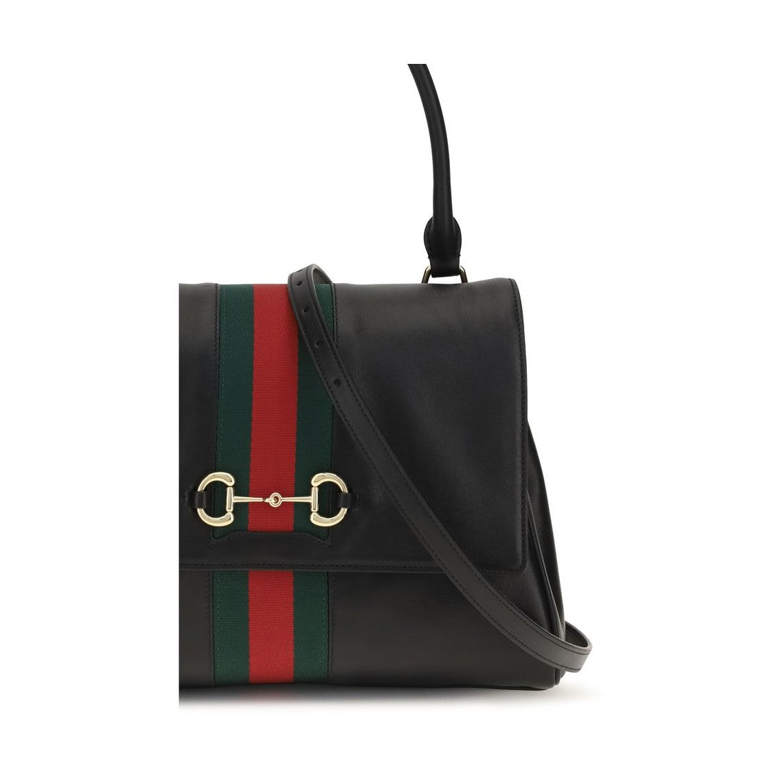 Gucci Black Calf Leather Bos Taurus Handbag