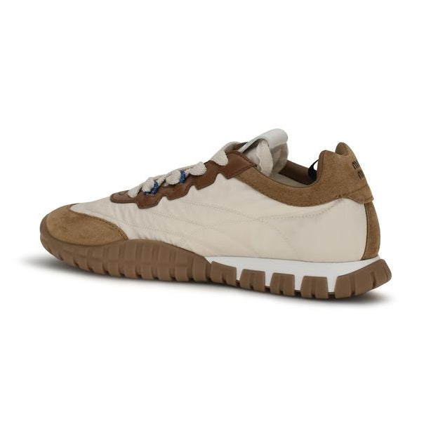 Miu Miu Beige Polyamide Athletic Sneakers