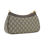Gucci Brown Cotton Shoulder Bag