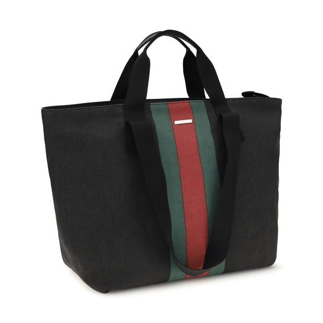 Gucci Black Cotton Shoulder Bag