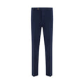Brunello Cucinelli Blue Cotton Casual Pants