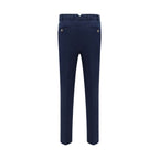 Brunello Cucinelli Blue Cotton Casual Pants