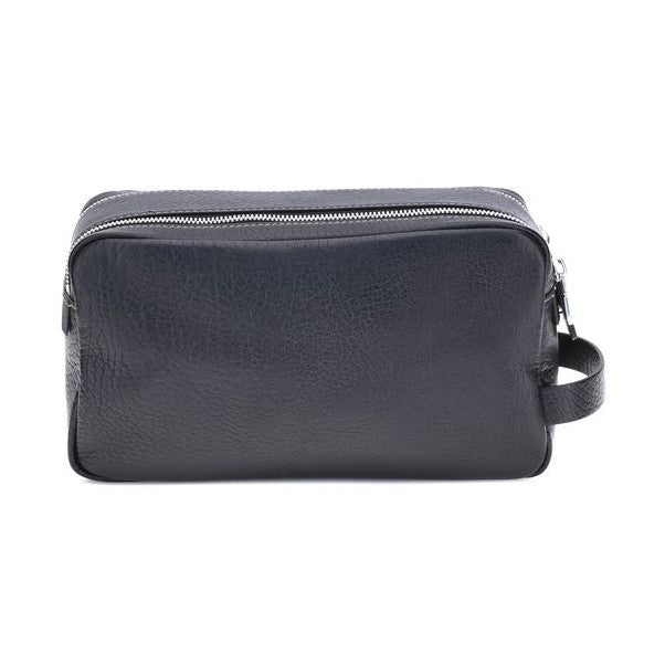 Brunello Cucinelli Black Calf Leather Bos Taurus Airpod Holder