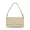 Tory Burch Beige Calf Leather Bos Taurus Shoulder Bag