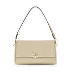 Tory Burch Beige Calf Leather Bos Taurus Shoulder Bag