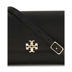 Tory Burch Black Calf Leather Bos Taurus Shoulder Bag