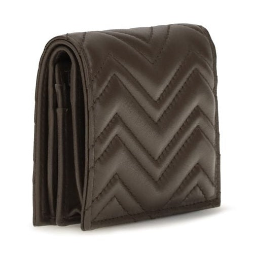 Gucci Brown Lamb Ovis Aries Aries Wallet