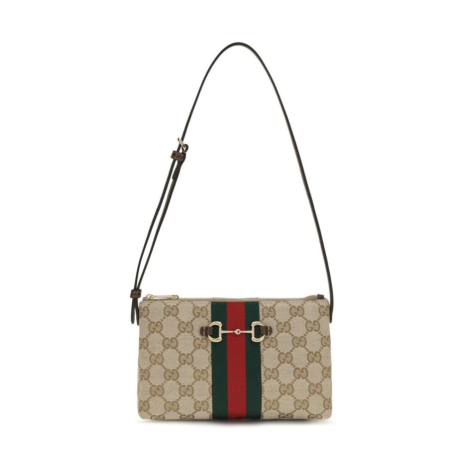 Gucci Beige Polyester Shoulder Bag