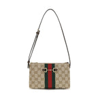 Gucci Beige Polyester Shoulder Bag