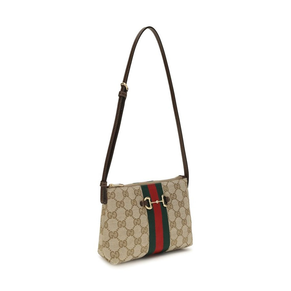 Gucci Beige Polyester Shoulder Bag