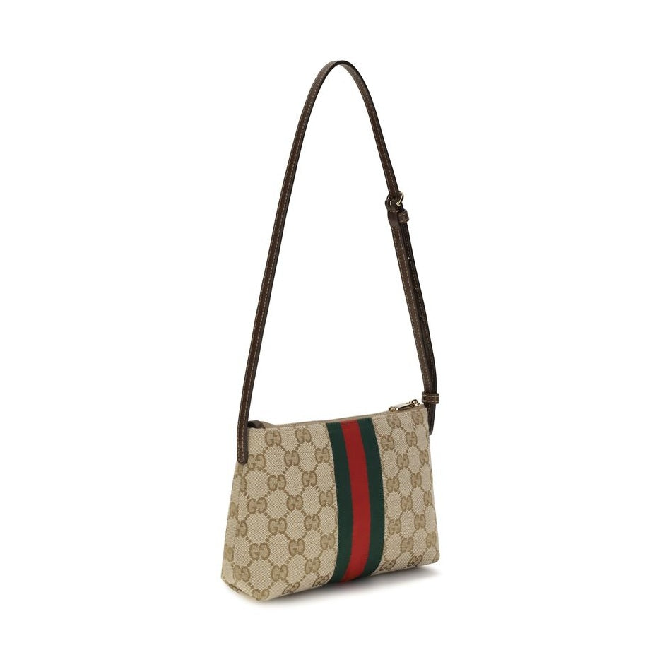Gucci Beige Polyester Shoulder Bag