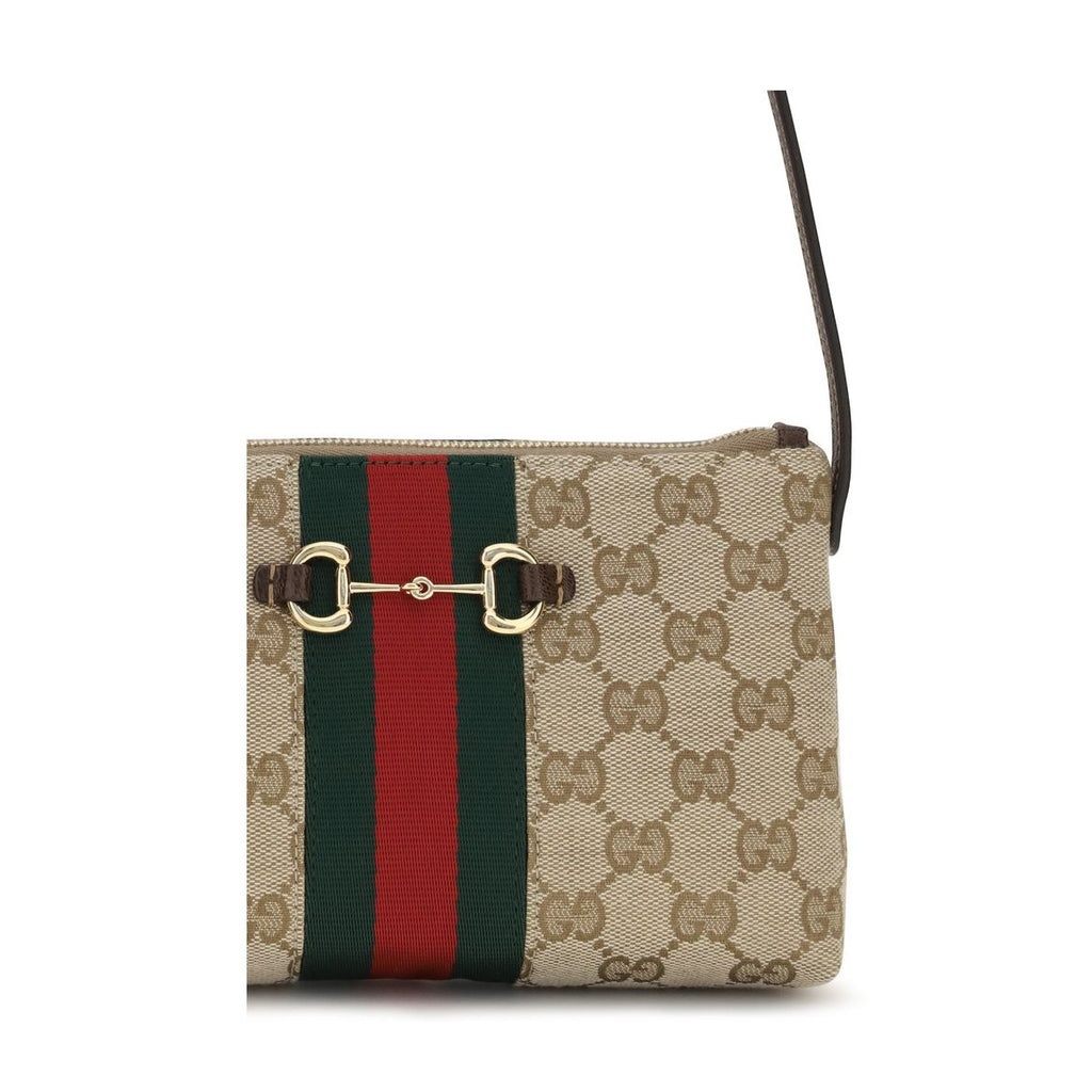 Gucci Beige Polyester Shoulder Bag