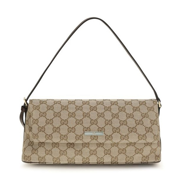 Gucci Brown Fabric Handbag