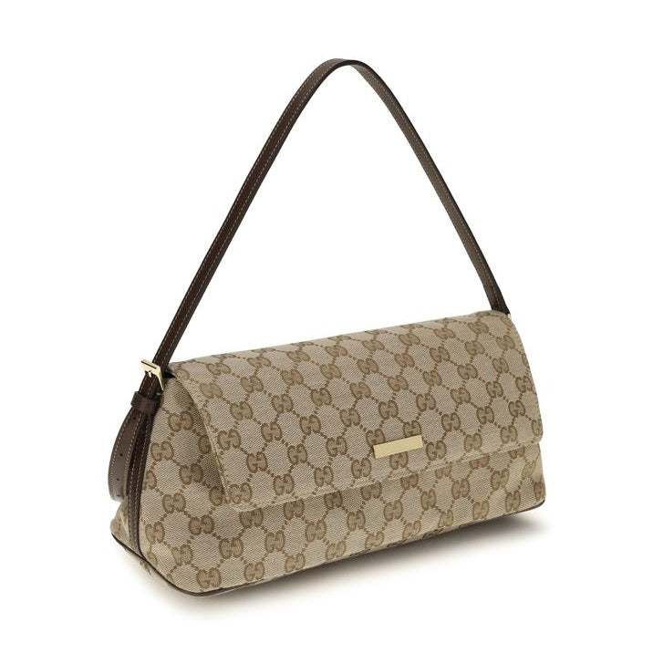 Gucci Brown Fabric Handbag