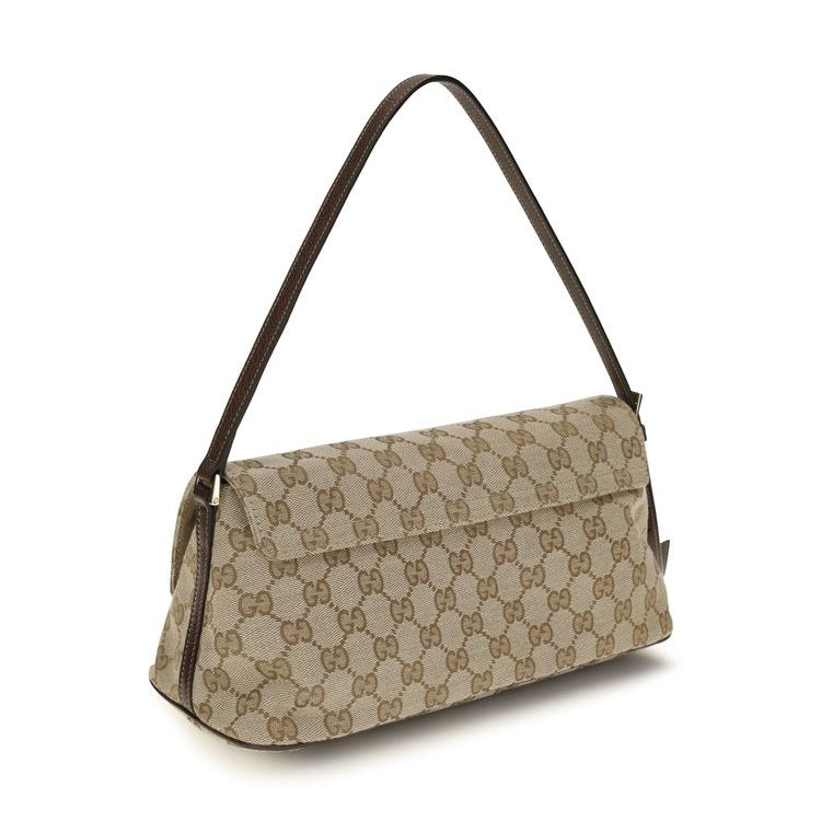 Gucci Brown Fabric Handbag