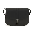 Tom Ford Black Calf Leather Bos Taurus Shoulder Bag