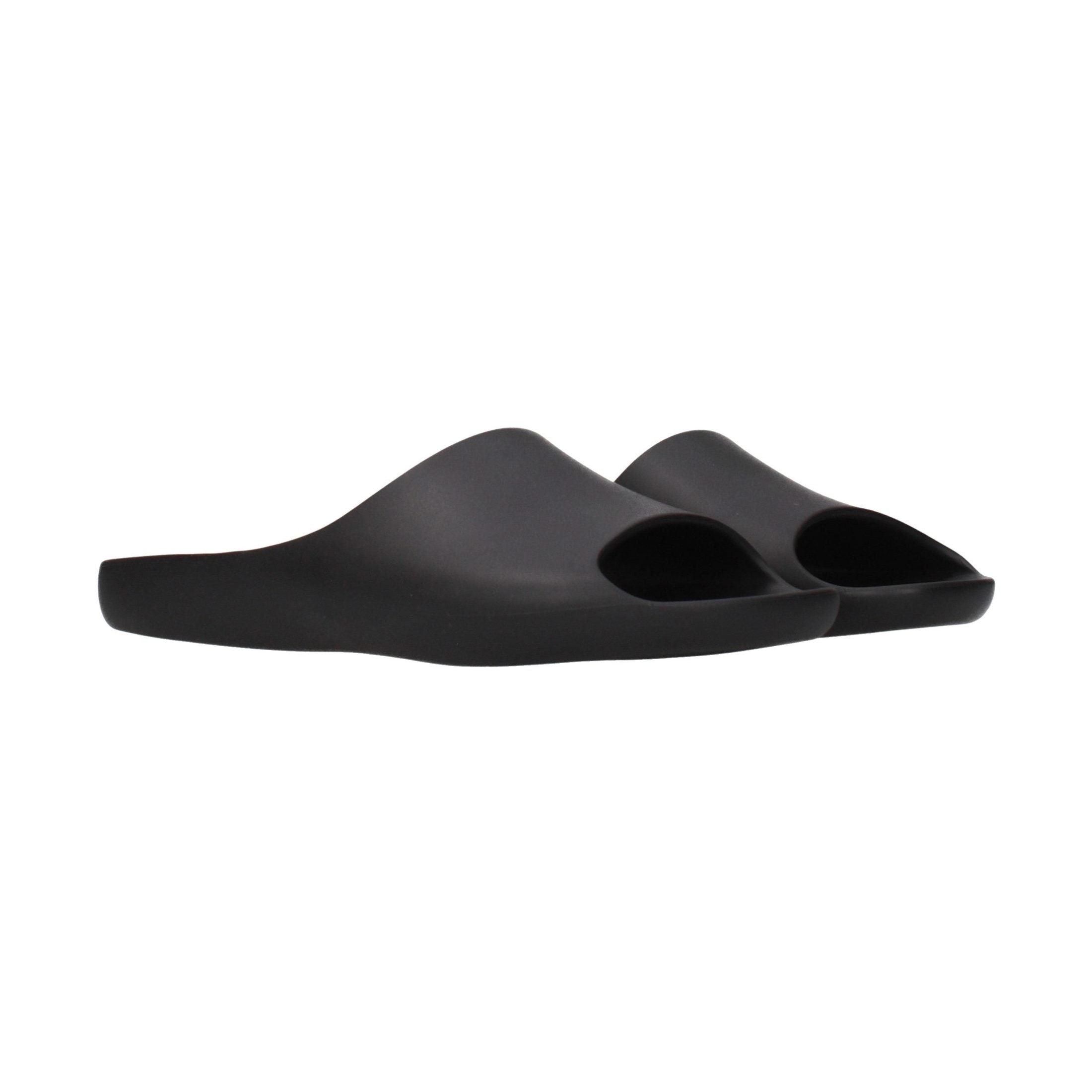 The Row Black Cotton Slippers