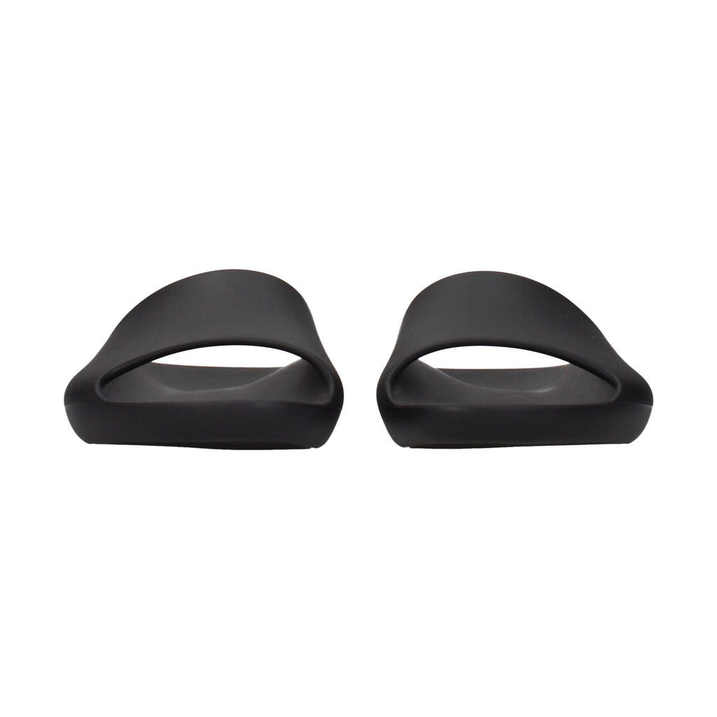 The Row Black Cotton Slippers