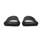 The Row Black Cotton Slippers