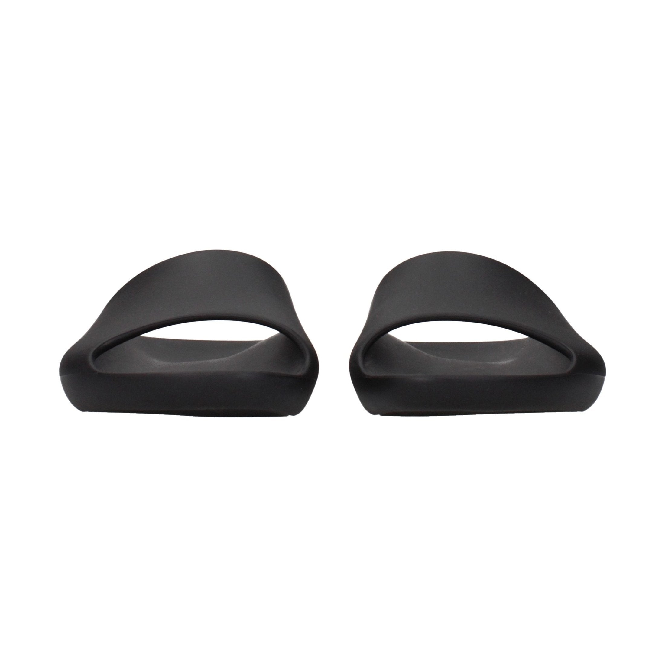 The Row Black Cotton Slippers