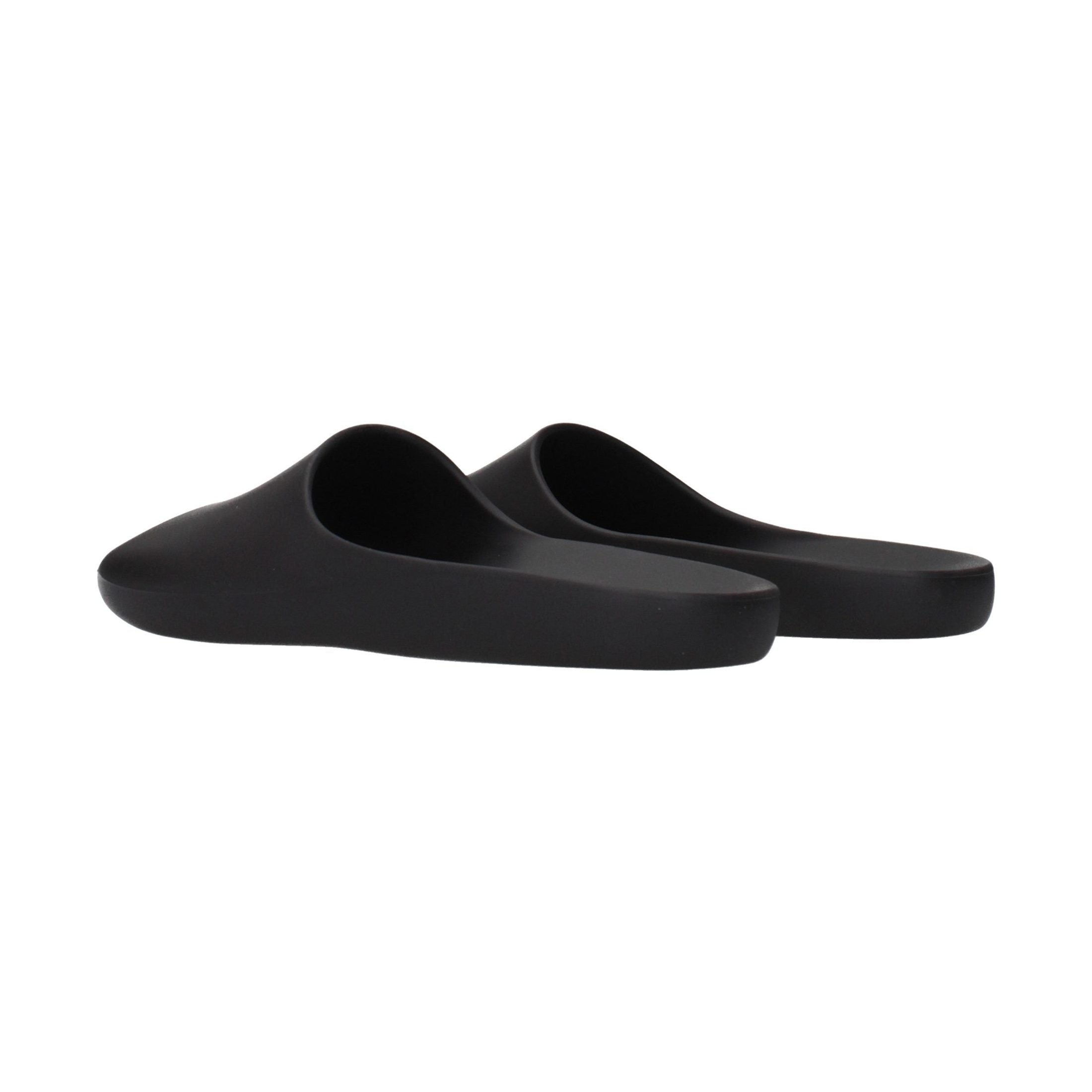 The Row Black Cotton Slippers