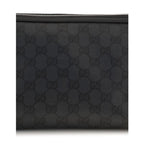 Gucci Black Cotton Clutch Bag